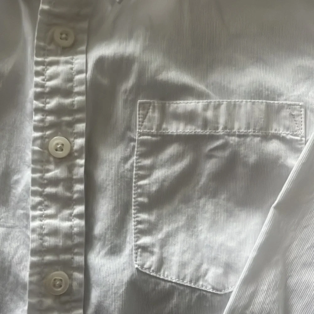 EUC Gymboree white button down shirt, sz 7/8